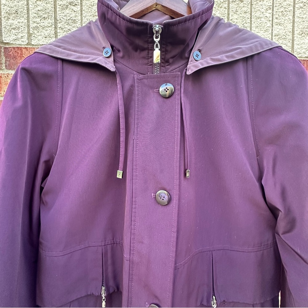 Fleet Street Trench Coat Full Length Maxi Outerwear Detach Liner Cape Hood 10 - Picture 15 of 17